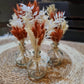 Petit Bouquet de Fleurs Séchées avec son vase -Couleurs Terracotta-