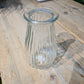 Vase en verre transparent recyclé - 21cm