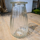 Vase en verre transparent recyclé - 21cm