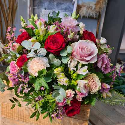 Bouquet de fleurs "le romantique "