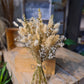 Bouquet de fleurs séchées blanches