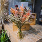 Bouquet de fleurs séchées rose